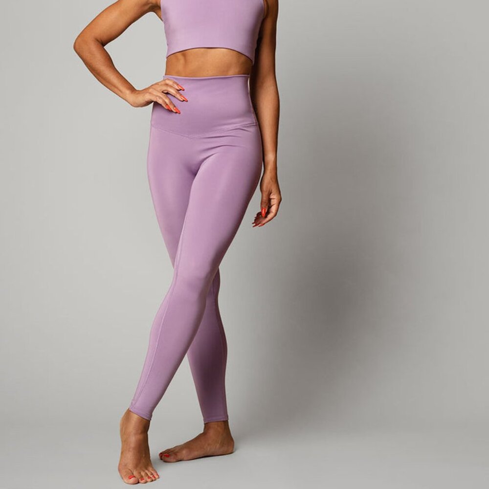 Emily Hsu Designs Freestyle Flat Front Legging in Lavender -  Small - Brand New